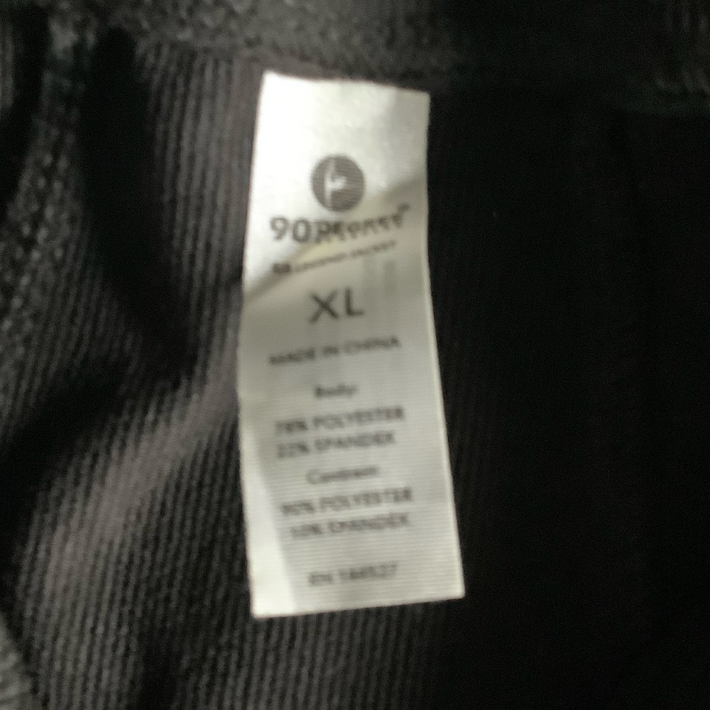 90 degrees by Reflex Zip-Up Black Jacket brand new with tags - XL - Picture 4 of 6